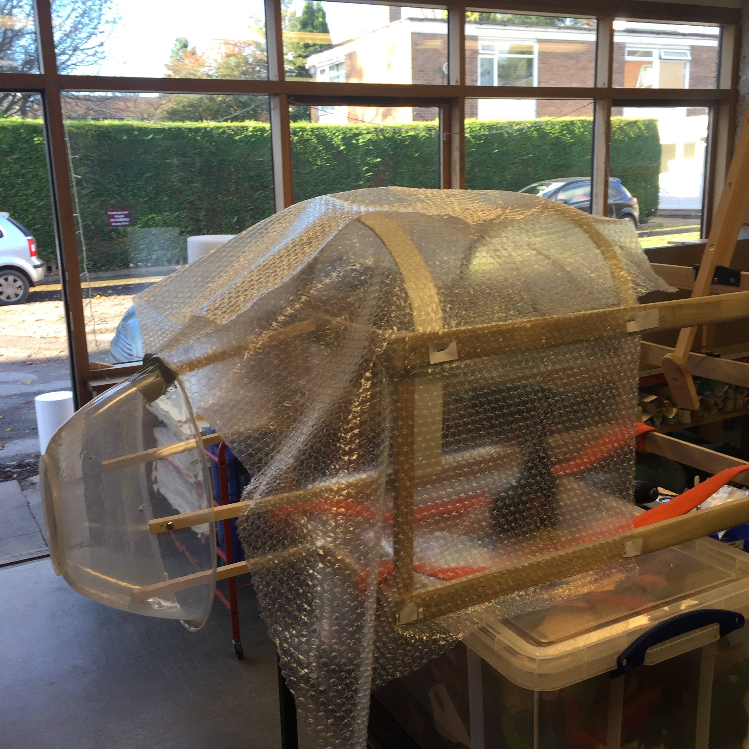 Making the Jabberwocky for the Prep School Production of Alice